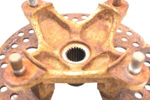 Kawasaki - 02 Kawasaki Prairie 650 4x4 Front Wheel Hub & Rotor KVF650 - Image 3