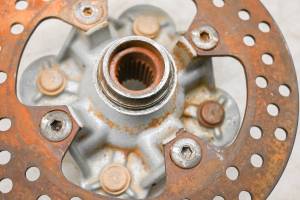 Kawasaki - 05 Kawasaki Brute Force 750 4x4i Front Wheel Hub & Rotor Left Right KVF750 - Image 3