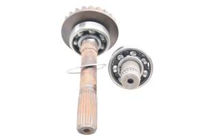 Polaris - 04 Polaris Scrambler 500 4x4 Transmission Bevel Gears Output Shaft - Image 3