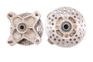 Yamaha - 03 Yamaha Raptor 660 Front Wheel Hubs & Rotors Left & Right YFM660R - Image 2