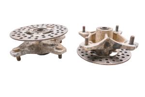 Yamaha - 03 Yamaha Raptor 660 Front Wheel Hubs & Rotors Left & Right YFM660R - Image 3