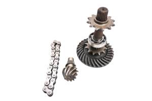 99 Polaris Magnum 500 4x4 Transmission Bevel Gears Output Shaft