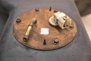 Kawasaki - 02 Kawasaki Prairie 650 4x4 Gas Tank & Fuel Pump KVF650 - Image 4