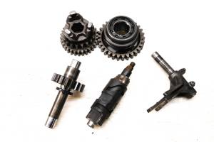 84 Honda ATC200ES Sub Transmission Shift Forks & Drum Big Red 200