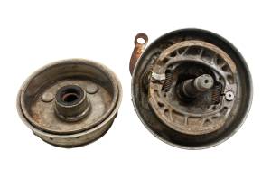 Honda - 85 Honda Fourtrax 125 2x4 Front Left Brake Drum Assembly TRX125 - Image 2