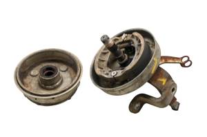 Honda - 85 Honda Fourtrax 125 2x4 Front Left Brake Drum Assembly TRX125 - Image 3