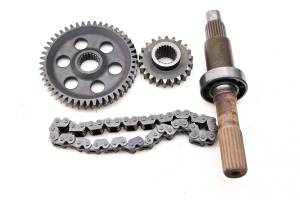 03 Polaris Magnum 330 4x4 Transmission Final Shaft Chain & Gears