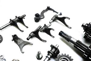 Suzuki - 87 Suzuki Quadrunner 250 4x4 Transmission Shift Forks & Drum LT4WD - Image 3