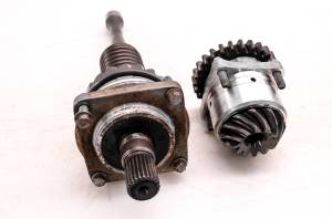 Kawasaki - 04 Kawasaki KFX700 2x4 Transmission Bevel Gears Output Shaft KSV700 - Image 2