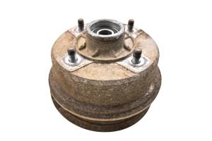 Kawasaki - 98 Kawasaki Bayou 220 2x4 Front Brake Drum Assembly Left KLF220 - Image 1