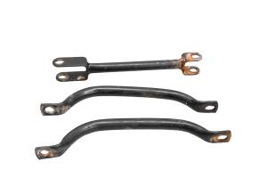 Kawasaki - 01 Kawasaki Bayou 220 2x4 Rear Suspension Brackets Mounts KLF220 - Image 2