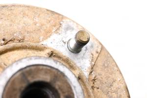 Kawasaki - 95 Kawasaki Bayou 220 2x4 Front Right Brake Drum Assembly KLF220 For Parts - Image 2