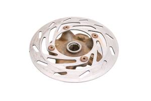 Yamaha - 16 Yamaha Kodiak 700 4x4 Front Wheel Hub & Rotor Left Right YFM700K - Image 2