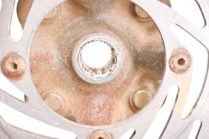 Yamaha - 16 Yamaha Kodiak 700 4x4 Front Wheel Hub & Rotor Left Right YFM700K - Image 3