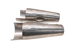 00 Yamaha V Star 1100 Classic Upper Fork Cover Brackets XVS1100