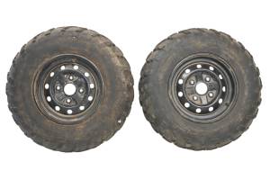 19 CFMoto C-Force 400 Front Wheels Rims & Tires 4/110 12X6 Carlisle At489 25X8-12