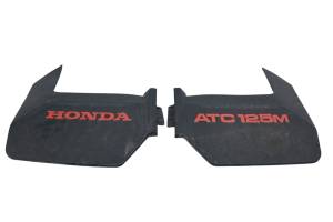 Honda - 85 Honda ATC125M Rear Fender Mud Guards Flaps - Image 1