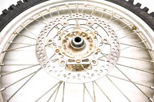 Yamaha - 02 Yamaha YZ250F Front Wheel Rim Rotor & Tire 80/100-21 - Image 5