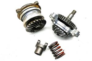 01 Yamaha Kodiak 400 4x4 Transmission Bevel Gears Output Shaft YFM400F