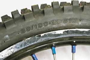 Yamaha - 03 Yamaha YZ250F Front Wheel Rim & Tire 80/100-21 - Image 16