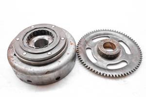 Kawasaki - 08 Kawasaki Prairie 360 4x4 Flywheel Starter Clutch Bearing & Gear KVF360 - Image 3