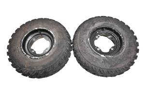 Yamaha - 07 Yamaha Raptor 350 2x4 Front Wheels Rims & Tires 21X7-10 4/156 YFM350R - Image 1