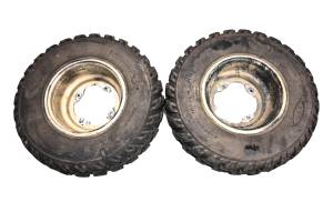 Yamaha - 07 Yamaha Raptor 350 2x4 Front Wheels Rims & Tires 21X7-10 4/156 YFM350R - Image 5