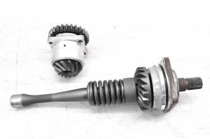 Kawasaki - 04 Kawasaki KFX700 2x4 Transmission Bevel Gears Output Shaft V-Force - Image 2