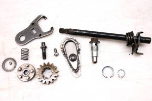 Kawasaki - 82 Kawasaki Prairie 250 Transmission Shift Forks & Drum KLT250 - Image 18