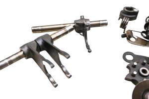 Kawasaki - 01 Kawasaki Bayou 220 2x4 Transmission Shift Forks & Drum KLF220 - Image 3