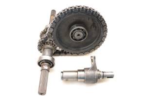 Polaris - 86 Polaris Trail Boss 250 R/ES 2x4 Transmission Shafts Chain & Gears For Parts - Image 1