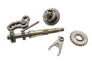 Yamaha - 05 Yamaha Bruin 350 4x4 Transmission Shafts & Shift Fork YFM350F - Image 4