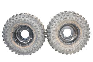 Polaris - 01 Polaris Sportsman 90 2x4 Rear Wheels Rims & Tires 4/110 Duro 18X9.5-8 - Image 1