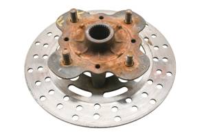 01 Yamaha Grizzly 600 4x4 Front Wheel Hub & Rotor Left Or Right YFM600F