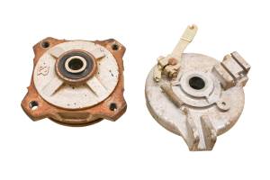 Polaris - 08 Polaris Outlaw 50 2x4 Front Right Brake Drum Housing & Wheel Hub - Image 3