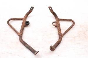 Yamaha - 87 Yamaha Moto-4 80 Left & Right Heel Guard Brackets Mounts YFM80T - Image 3