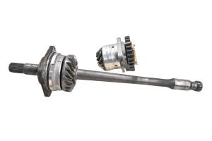 04 Kawasaki Prairie 700 4x4 Transmission Bevel Gears Output Shaft KVF700