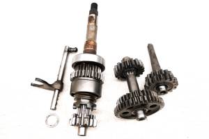 08 Kawasaki Brute Force 750 4x4i Transmission Shift Forks & Drum KVF750