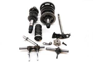 12 Kawasaki Ninja ZX-6R Transmission Shift Forks & Drum ZX600R