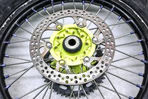 Yamaha - 03 Yamaha YZ250F Rear Wheel Rim Rotor Sprocket & Tire 110/90-19 - Image 2