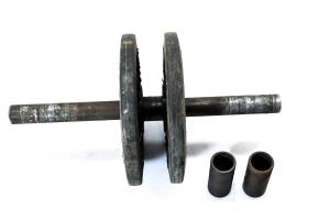 79 Polaris TXL 340 Idler Wheels 7.5" & Axle 121"