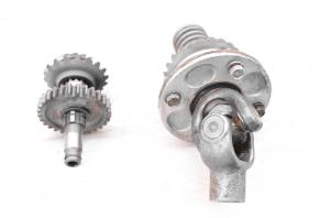 Yamaha - 86 Yamaha Moto-4 225 2x4 Transmission Bevel Gears Output Shaft YFM225S - Image 2