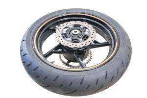Kawasaki - 23 Kawasaki Ninja 400 Rear Wheel Rim & Tire Dunlap Sportmax 150/60R17 EX400 - Image 2