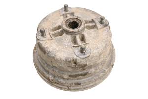 Kawasaki - 98 Kawasaki Bayou 220 2x4 Rear Brake Drum Assembly KLF220 - Image 1