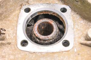 Kawasaki - 98 Kawasaki Bayou 220 2x4 Rear Brake Drum Assembly KLF220 - Image 4