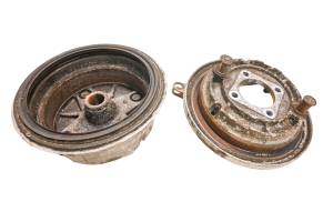 Kawasaki - 98 Kawasaki Bayou 220 2x4 Rear Brake Drum Assembly KLF220 - Image 5