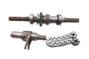87 Polaris Cyclone 250X 2x4 Transmission Shift Forks & Drum For Parts