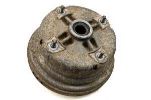 00 Kawasaki Bayou 220 2x4 Rear Brake Drum Assembly KLF220