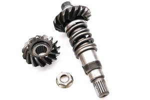 Kawasaki - 03 Kawasaki Bayou 250 2x4 Transmission Bevel Gears Output Shaft KLF250 - Image 1