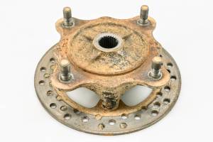 16 Kawasaki Mule Pro-DXT EPS Front Wheel Hub & Rotor Left Right